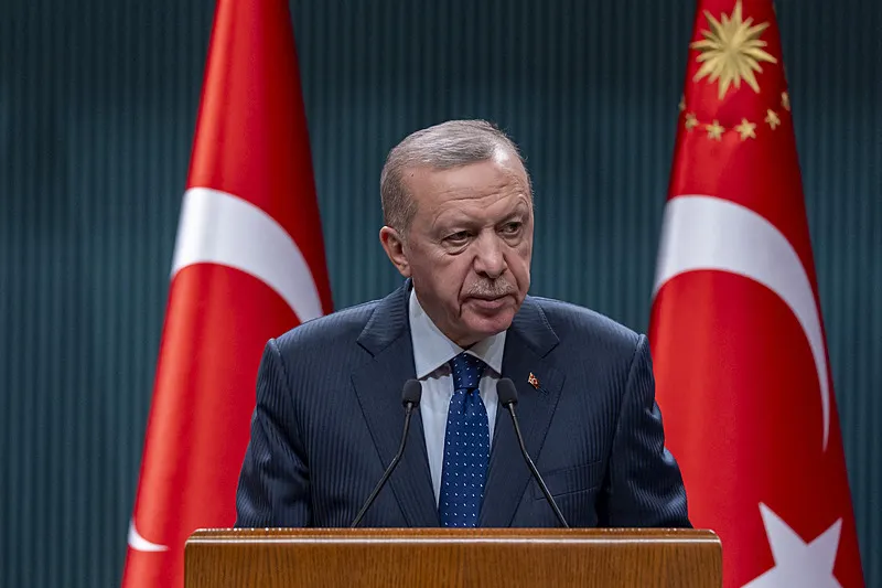 Başkan Erdoğan kabine toplantısı sonrası önemli açıklamalarda bulundu (Fotoğraf: AA)