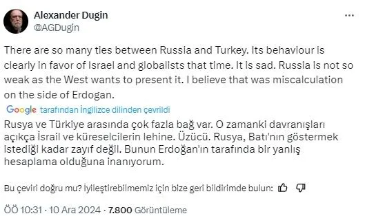 "Putin'in akıl hocası" yalanıyla pazarlanan Alexander Dugin'den hadsiz sözler! Esad rejimi çökünce Türkiye'ye ve Erdoğan'a saldırdı-5