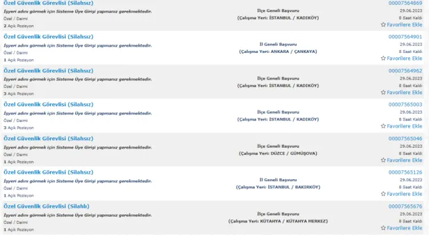 İŞKUR duyurdu: 14.550 TL maaşla binlerce özel güvenlik görevlisi alımı yapıyor! Deneyimli ve deneyimsiz herkes...-5