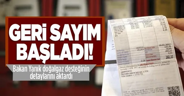 Vatandaşlar merakla doğalgaz desteğinin ne zaman başlayacağını bekliyordu! Bakan Derya Yanık müjdeyi duyurdu