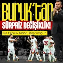 Okan Buruk’tan sürpriz değişiklik! İşte Galatasaray’ın Adana Demirspor maçı 11’i