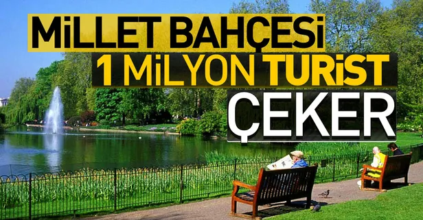 Millet Bahçesi 1 milyon turist çeker
