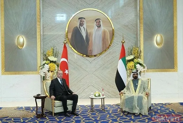 Başkan Recep Tayyip Erdoğan Dubai'de: Türk bayrakları ve mehteran takımlı coşkulu karşılama - 5