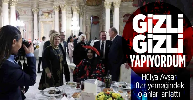 Başkan Erdoğan ile sanatçıların fotoğrafını çekmişti! Hülya Avşar o anları anlattı: Gizli gizli yapıyordum da...