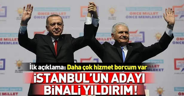 Binali Yıldırım: Daha çok hizmet borcum var!