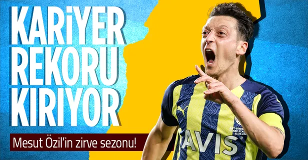 Mesut Özil istatistiklerle ortaya koydu! Kariyer rekoru kırıyor: 152 dakikada bir gole katkı yapıyor