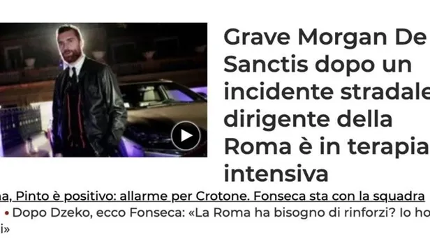 SON DAKİKA: Galatasaray'ın eski kalecisi De Sanctis trafik kazası geçirdi-2