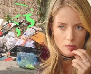 Büyükada’ya giden Bade İşçil’den çöp yığınlarına tepki!