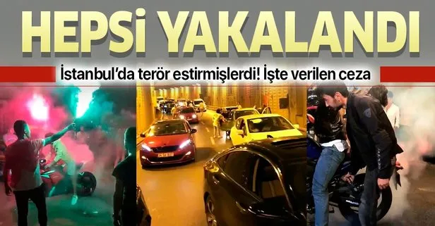 İstanbul’da tünel kapatıp havaya ateş açan magandalar yakalandı