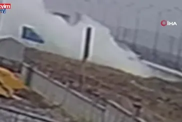 Kaza videosu: Asit tankeri devrilme anı!