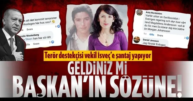 İsveç’te terör destekçisi vekil şantaj yapıyor