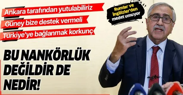 KKTC Cumhurbaşkanı Akıncı ’Türkiye’ye bağlanmak korkunç’ dedi, Rumlar ve İngilizler’den medet umdu!