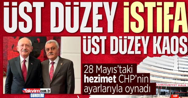 28 Mayıs hezimeti sonrası sular durulmuyor! CHP'de üst düzey istifa
