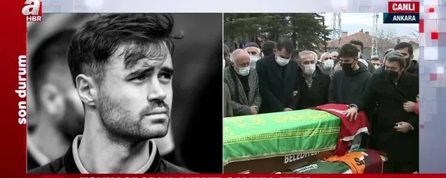 Ahmet Çalıka veda! Konyasporlu futbolcu Ahmet Çalık cenaze töreni ile gözyaşları içinde son yolculuğuna uğurlandı