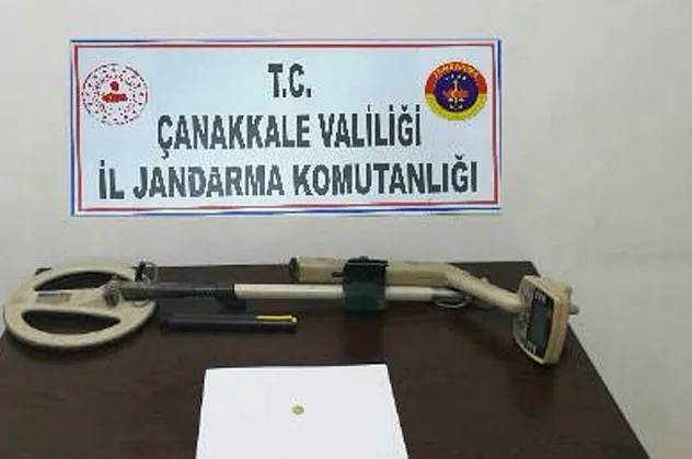 Çanakkale'de tarihi eser operasyonu
