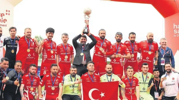 Ampute Milli Futbol Takımı üst üste üçüncü kez Avrupa şampiyonu