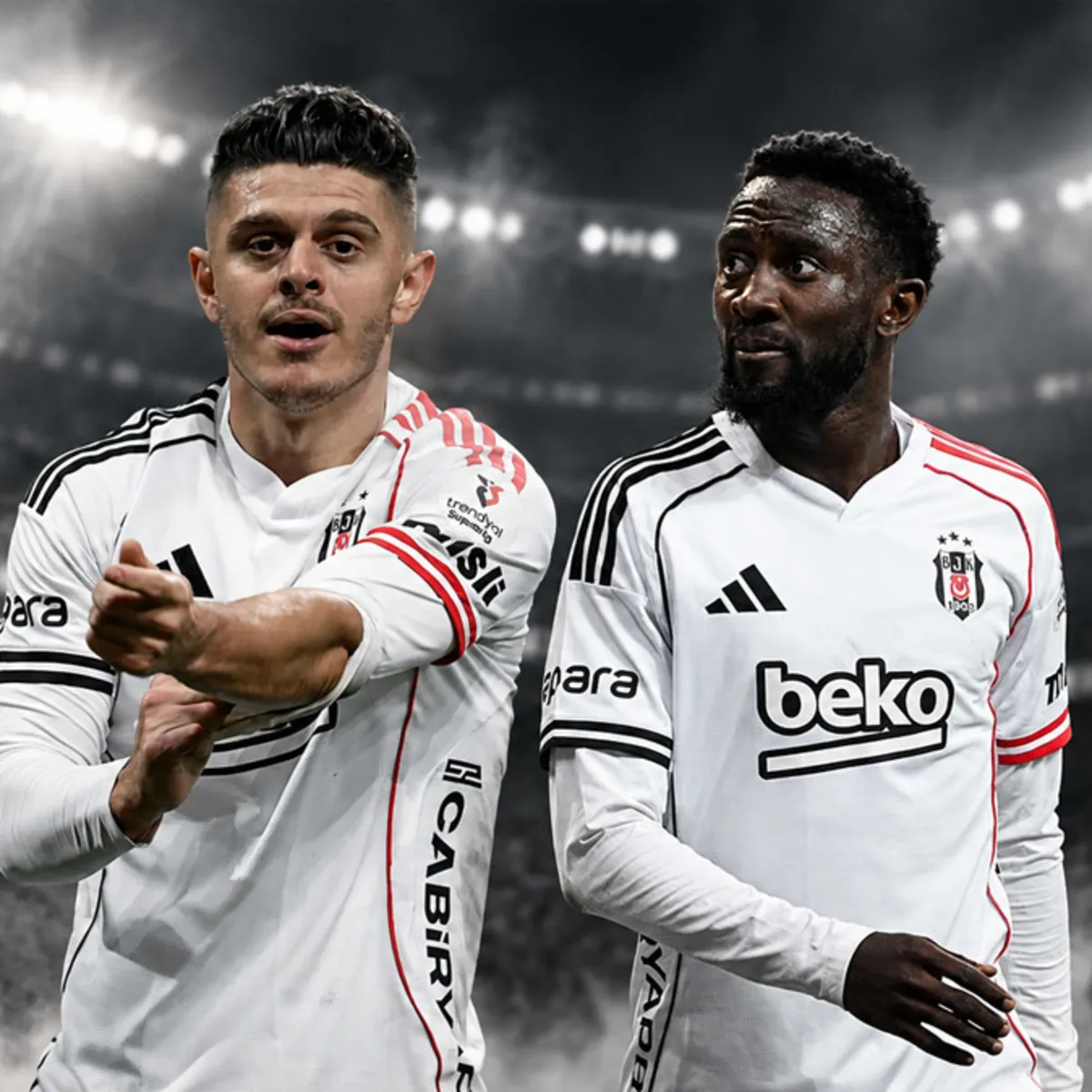 Beşiktaş'ta 2 ayrılık! 2 yıldızın bileti kesildi