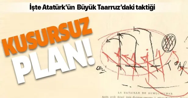 İşte Atatürk'ün Büyük Taarruz'daki kusursuz planı