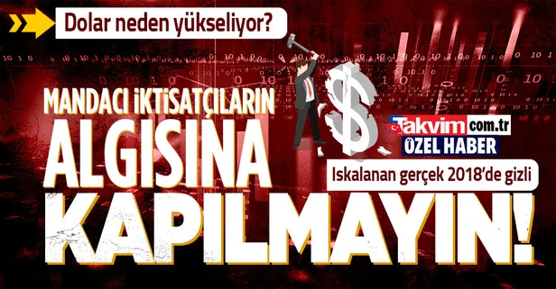 Dolar neden yükseliyor? Ekonomide ıskalanan gerçek 2018'de gizli