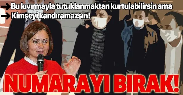 Numarayı bırak!