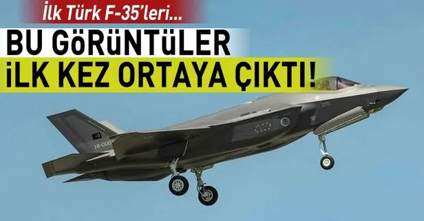 İlk Türk F-35’inin farklı görüntüleri ortaya çıktı