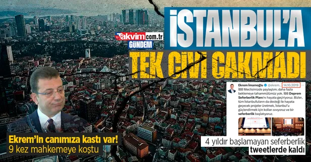 CHP belediyeciliği ölüme mahkum ediyor! Ekrem İmamoğlu 4 yılda kentsel dönüşüm için çivi dahi çakmadı