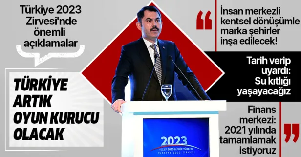 Son dakika: Bakan Kurum: İnsan merkezli kentsel dönüşümle marka şehirleri inşa edeceğiz