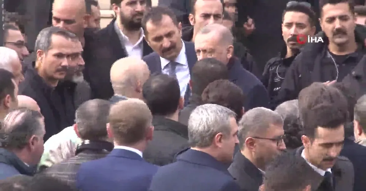 Başkan Erdoğan, aile dostunun cenaze namazına katıldı