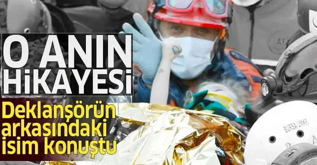 İzmir Depremi sonrası kendisini kurtaran itfaiyecinin elini bırakmayan Elif Perinçek’in fotoğrafını çeken isim konuştu
