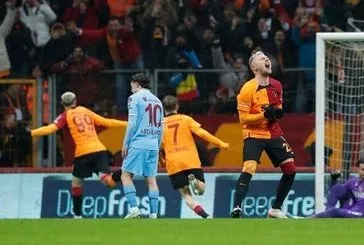 Galatasaray sahasında Trabzonspor’u devirdi