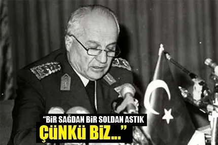 Bir sağdan bir soldan astık çünkü...