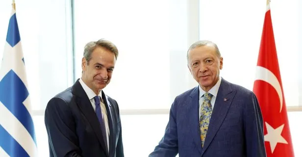 Başkan Erdoğan’dan yoğun diplomasi: Yunanistan Başbakanı Kiryakos Miçotakis ile görüştü