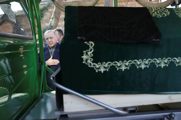 Başkan Erdoğan Akif Çağatay Kılıç'ın babası Sinan Kılıç'ın cenaze törenine katıldı