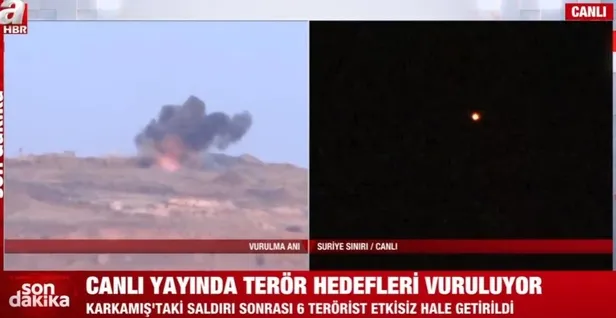 Son dakika: Gaziantep'te hudut karakoluna havan mermili saldırı! MSB karşılık olarak bomba yağdırıyor-6