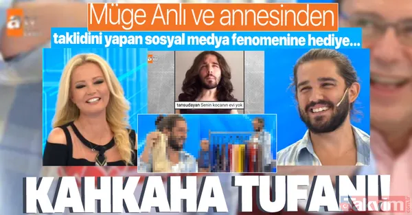 Müge Anlı Tansu Dayan'ı stüdyoda misafir etti. Sosyal medyada, Müge Anlı taklidi ile adını geniş kitlelere adını duyuran fenomen Tansu Dayan, Atv canlı...