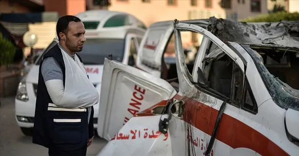 Filistin Kızılayı bir kez daha seslendi! İsrail, Filistin'deki ambulansları hedef alıyor: Ambulanslar çalışmıyor!