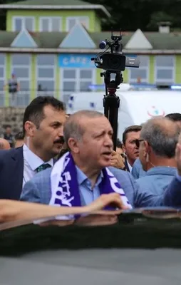 Cumhurbaşkanı Erdoğan Sarp Sınır Kapısı'nda