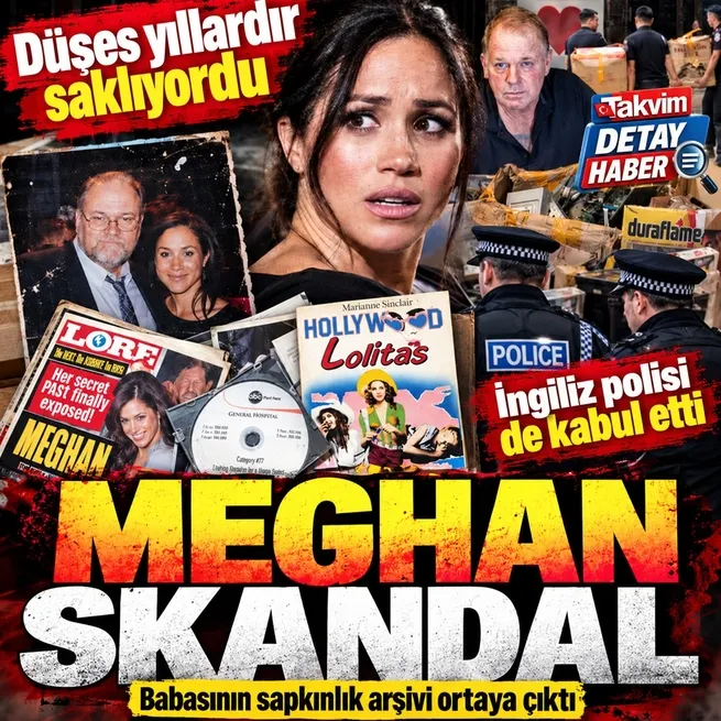 Meghan Markle yıllardır saklıyordu! Babasının sapkınlık arşivi ortaya çıktı