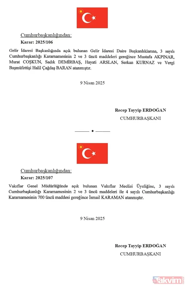 10 ayrı kurula 140 isim | Cumhurbaşkanlığı politika kurulları üyeleri belli oldu! Karar Resmi Gazete'de! Listede Orhan Gencebay da var - 20