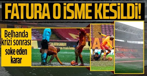 SON DAKİKA: Galatasaray’da kötü zeminin faturası o isme kesildi! Murat Ersoy’un görevine son verildi