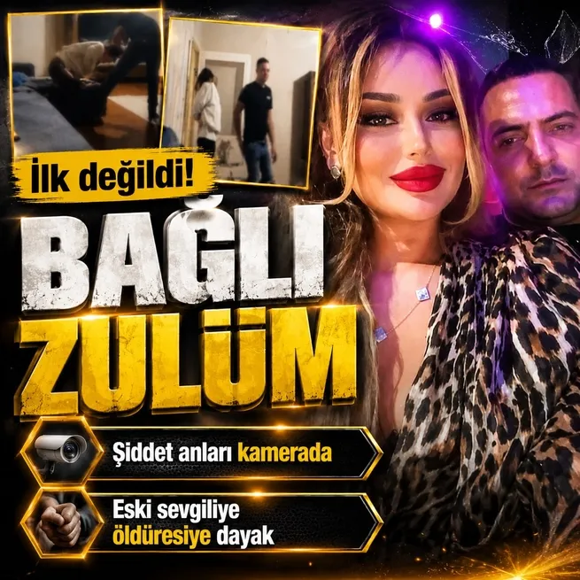 Ayşe Tokyazın katili Cemil Koçun eski sevgilisine şiddet uyguladığı görüntüler ortaya çıktı