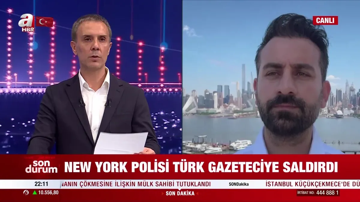 New York polisi Türk gazeteciye saldırdı!