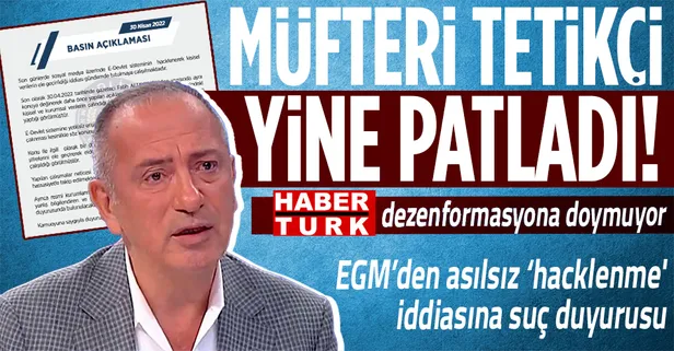 Son dakika: Emniyet Genel Müdürlüğü'nden Fatih Altaylı hakkında suç duyurusu! 'Hacklenme' iddiası yalanlandı
