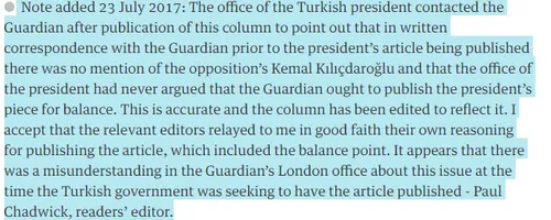 The Guardian'dan Cumhurbaşkanı Erdoğan çarkı-2