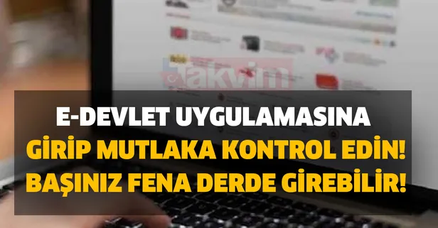E-devlet uygulamasını dolandırıcılar manipüle etmeye devam ediyor! Sakın bunu yapmayın!