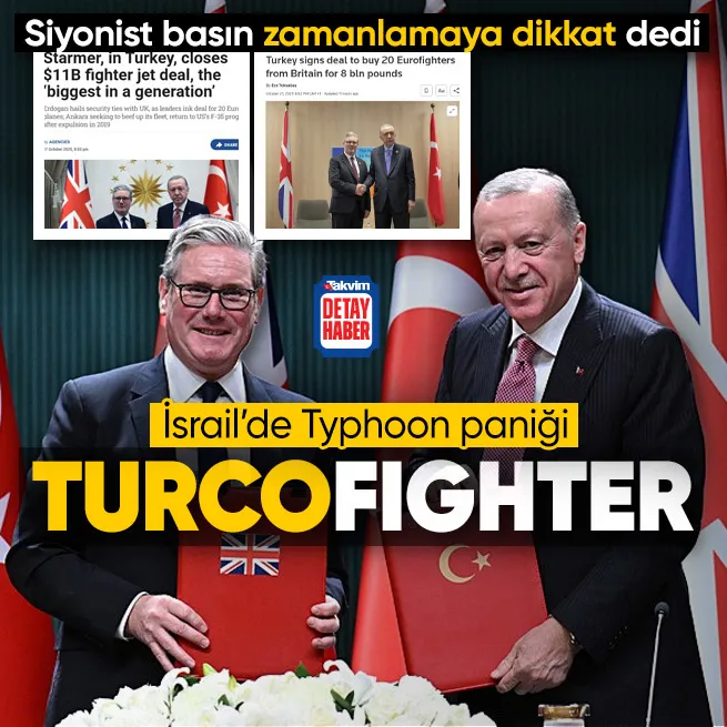 İsrail’de Eurofighter paniği: Zamanlamaya dikkat! Başkan Erdoğan ile Starmer’ın imzası dünya gündeminde