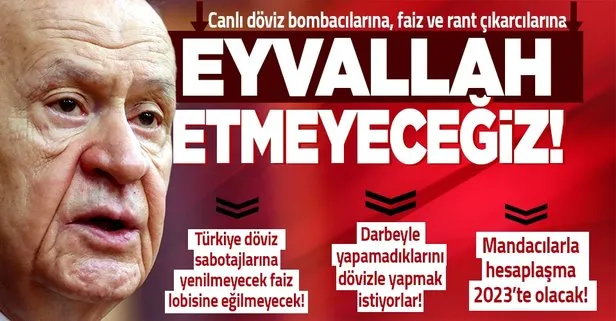 MHP Lideri Devlet Bahçeli’den önemli açıklamalar