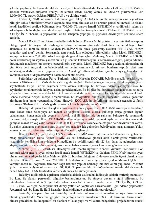 CHP'li Seferihisar Belediyesi’nde rüşvet havuzu patladı! Makamda pazarlık, çantayla teslimat-6