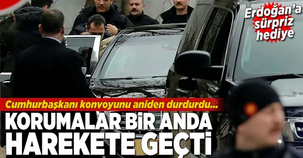 Erdoğan'a sürpriz hediye