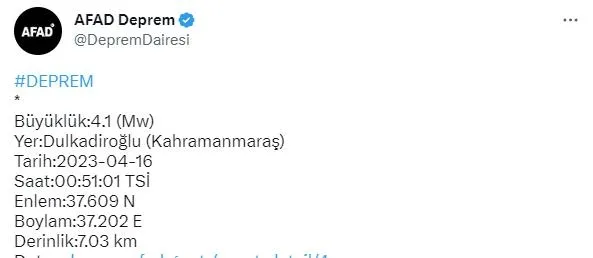 afad-kahramanmarasta-41-buyuklugunde-deprem-meydana-geldigini-duyurdu-1681595925966.jpeg AFAD, Kahramanmaraş'ta 4,1 büyüklüğünde deprem meydana geldiğini duyurdu-2